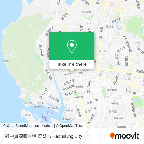 雄中資源回收場 map