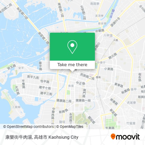 康樂街牛肉湯地圖