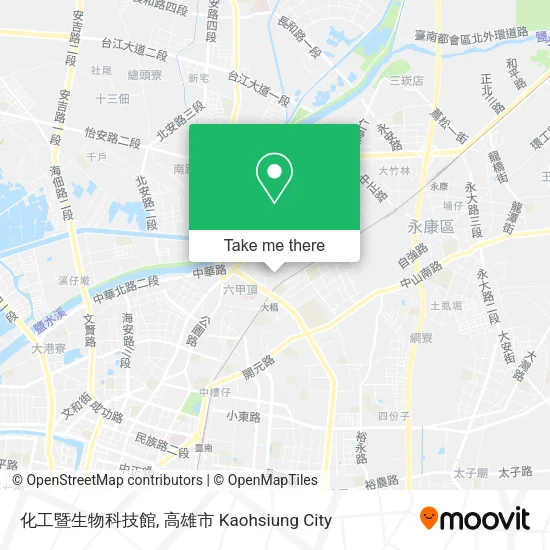 化工暨生物科技館地圖