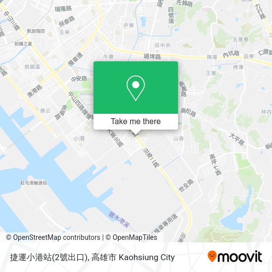 捷運小港站(2號出口) map