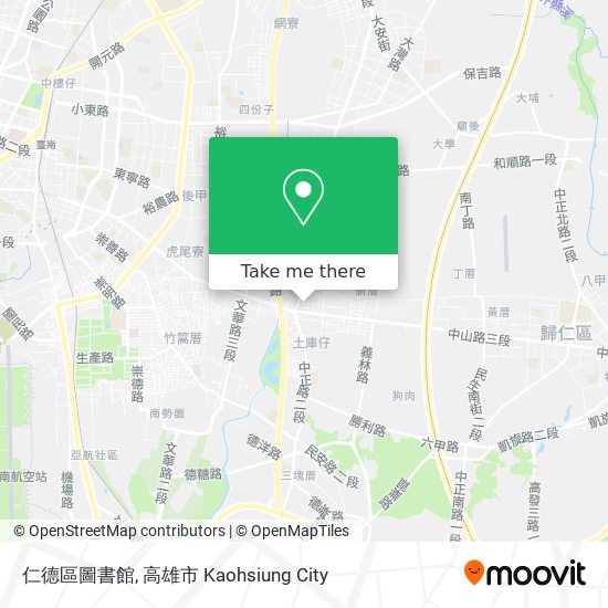 仁德區圖書館 map