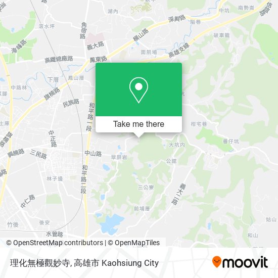 理化無極觀妙寺 map