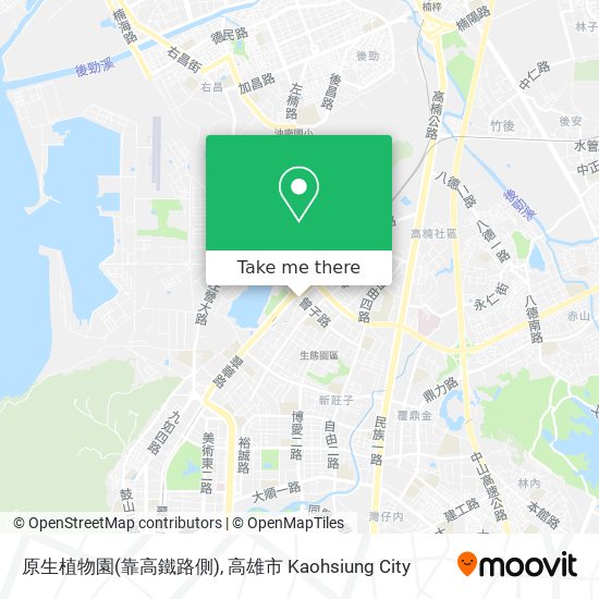 原生植物園(靠高鐵路側) map