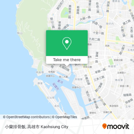 小蘭排骨飯 map