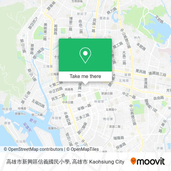 高雄市新興區信義國民小學 map