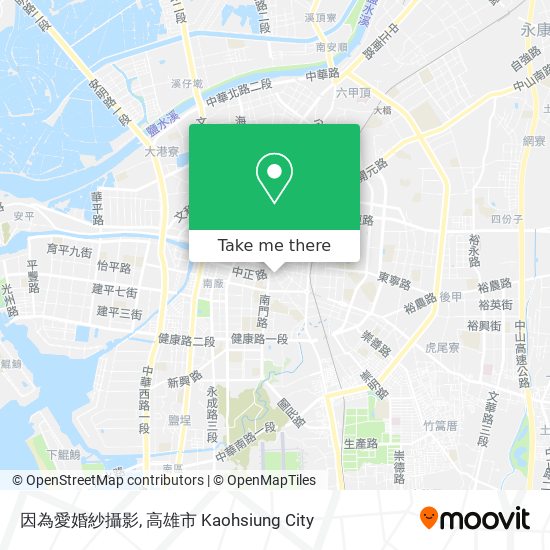 因為愛婚紗攝影 map