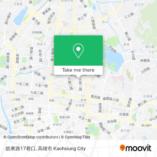 皓東路17巷口 map