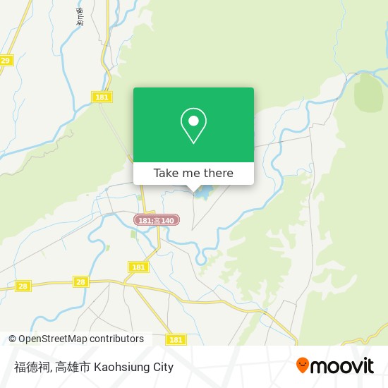 福德祠地圖