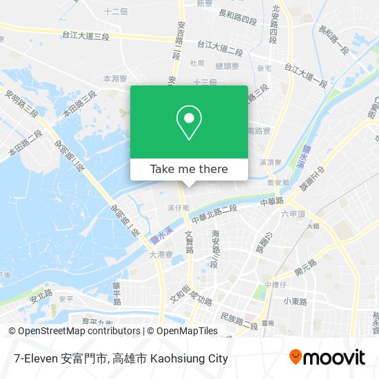 7-Eleven 安富門市 map