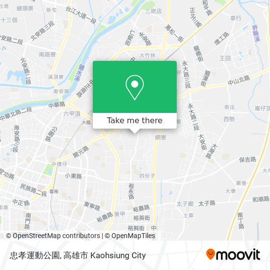 忠孝運動公園地圖