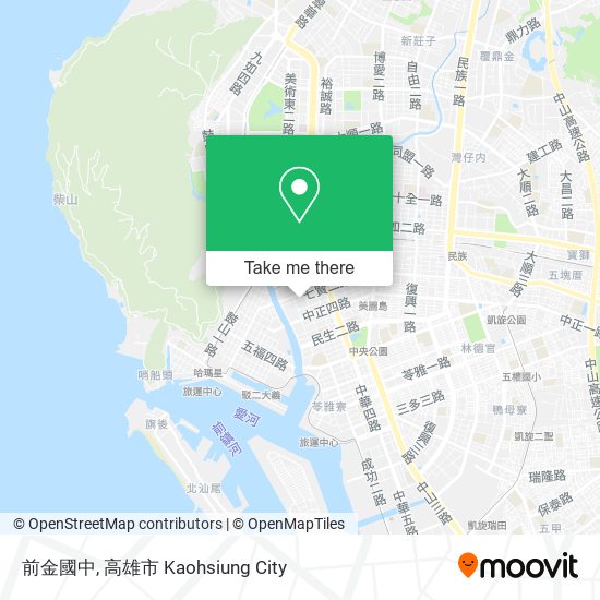 前金國中 map