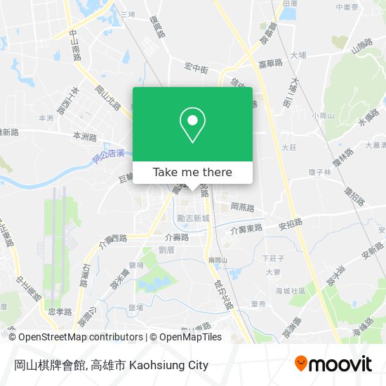 岡山棋牌會館 map