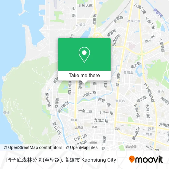 凹子底森林公園(至聖路) map