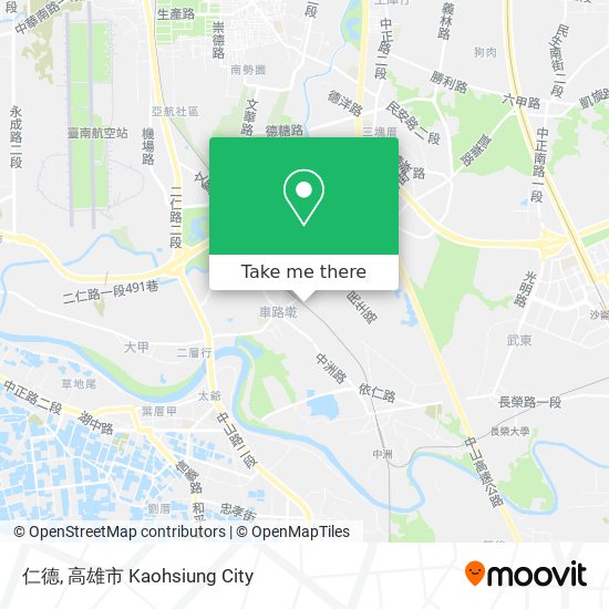 仁德 map