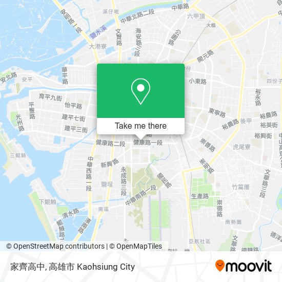 家齊高中 map