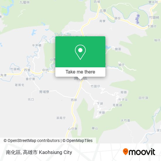 南化區地圖