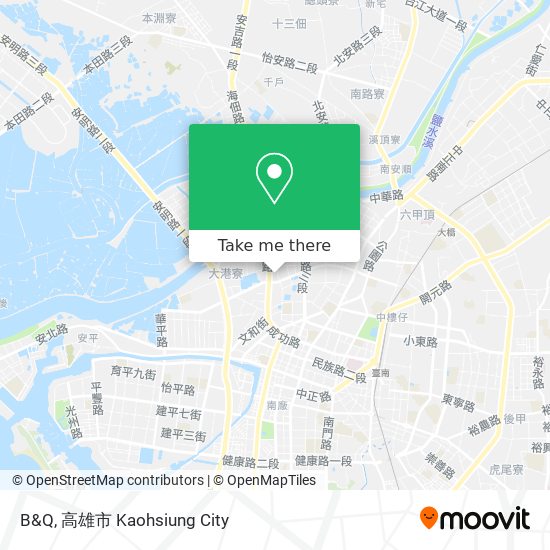 B&Q map