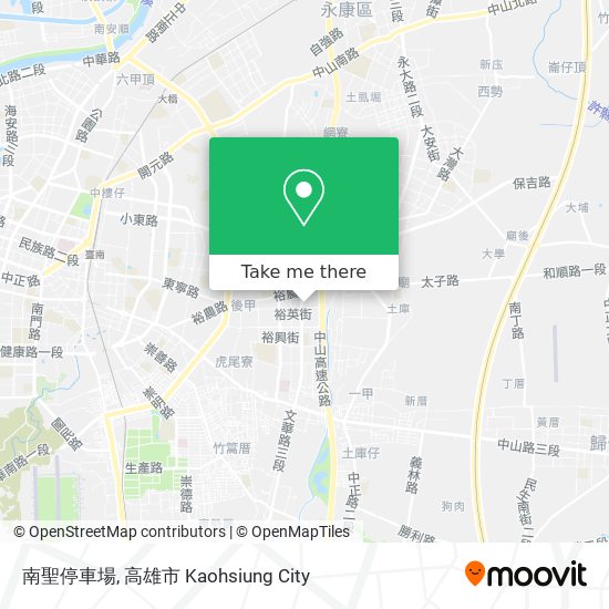 南聖停車場地圖