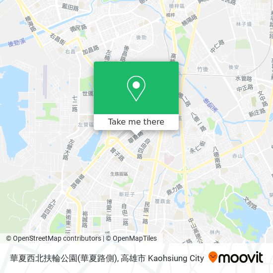華夏西北扶輪公園(華夏路側)地圖