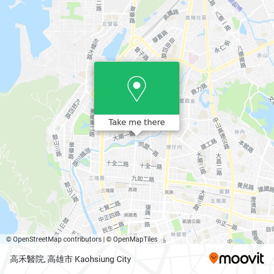 高禾醫院地圖