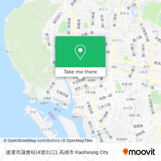 捷運市議會站(4號出口) map