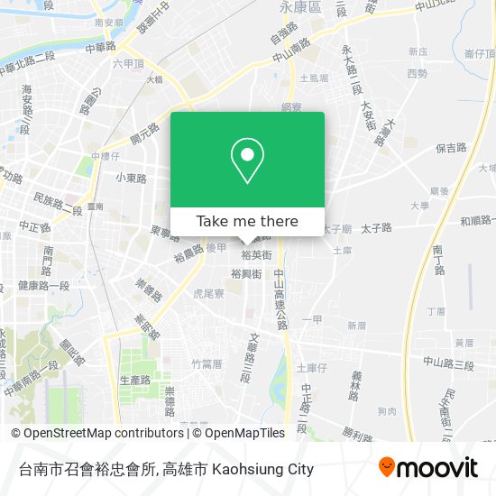 台南市召會裕忠會所 map