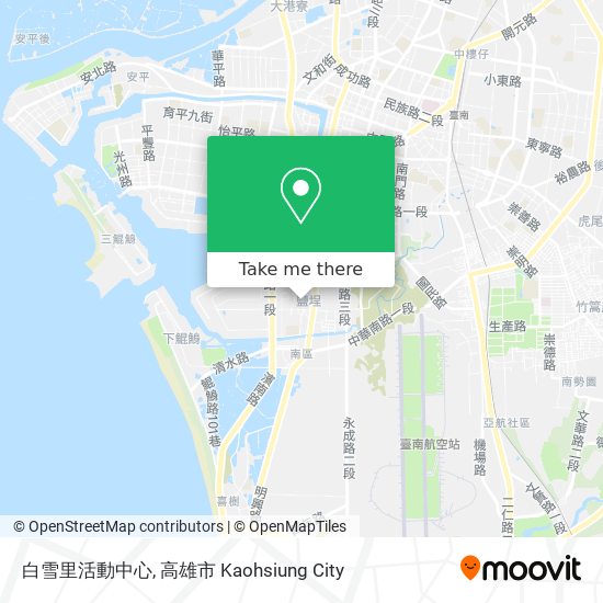 白雪里活動中心地圖