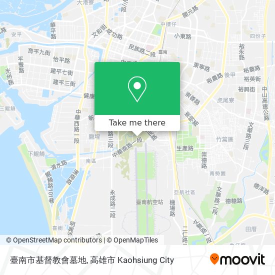 臺南市基督教會墓地 map