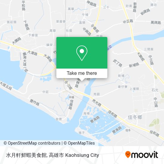 水月軒鮮蝦美食館地圖
