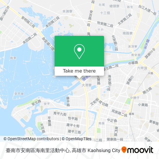 臺南市安南區海南里活動中心 map