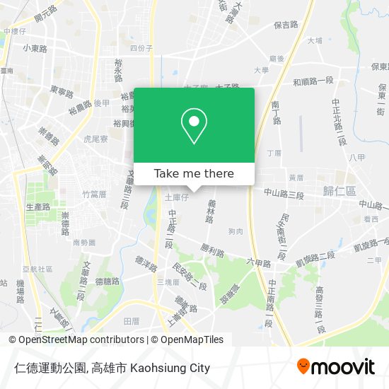 仁德運動公園 map