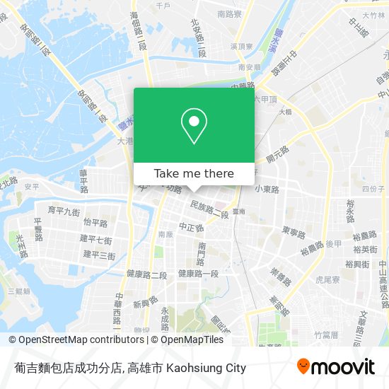 葡吉麵包店成功分店 map