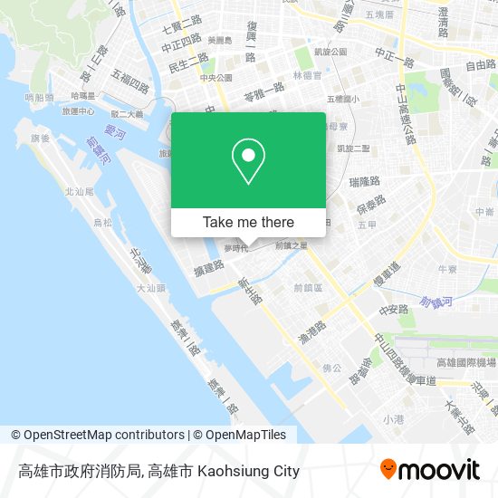 高雄市政府消防局 map