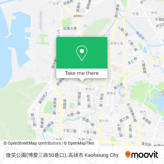 微笑公園(博愛三路50巷口)地圖