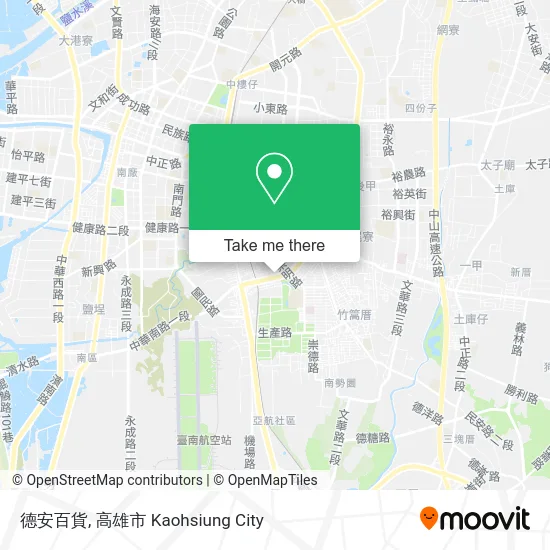德安百貨 map