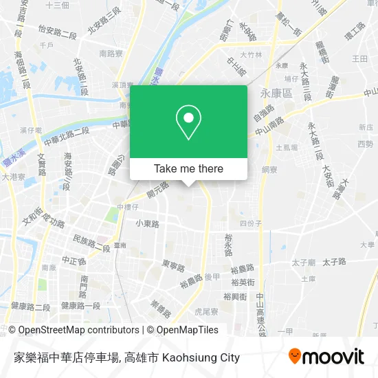 家樂福中華店停車場地圖