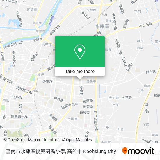 臺南市永康區復興國民小學 map