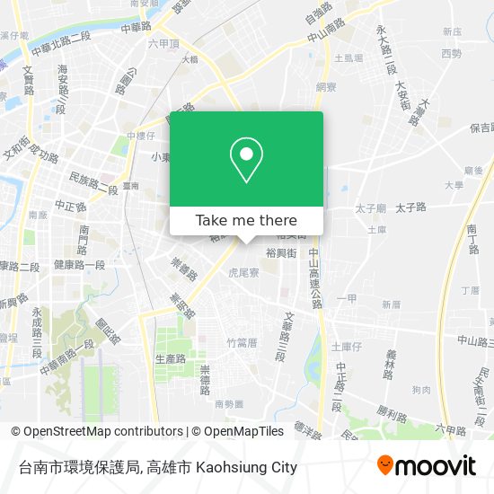 台南市環境保護局地圖
