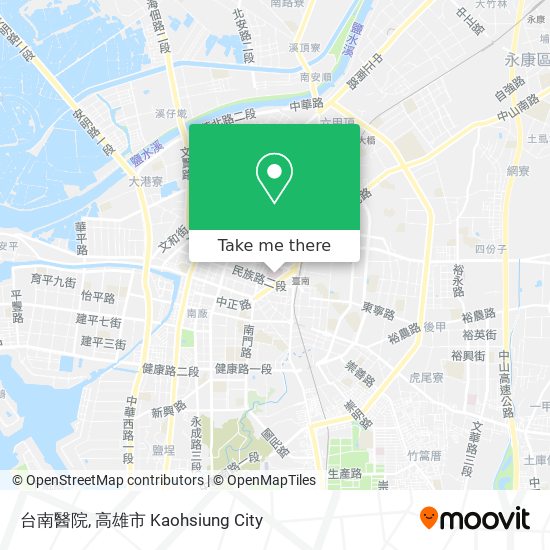 台南醫院 map