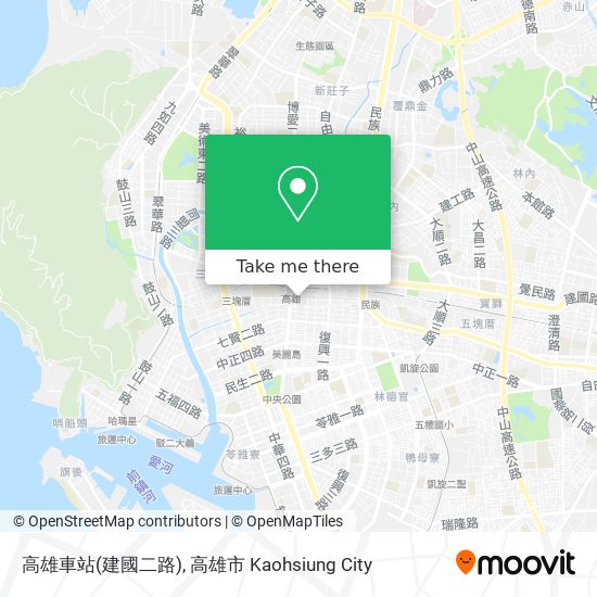 高雄車站(建國二路) map