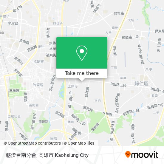 慈濟台南分會 map