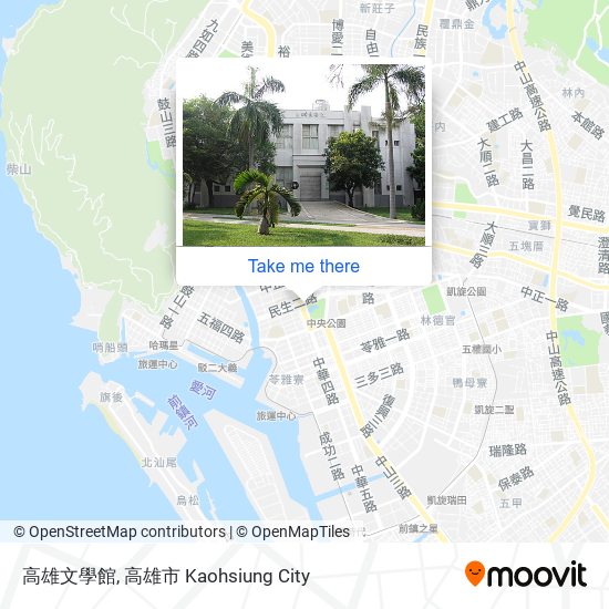 高雄文學館地圖