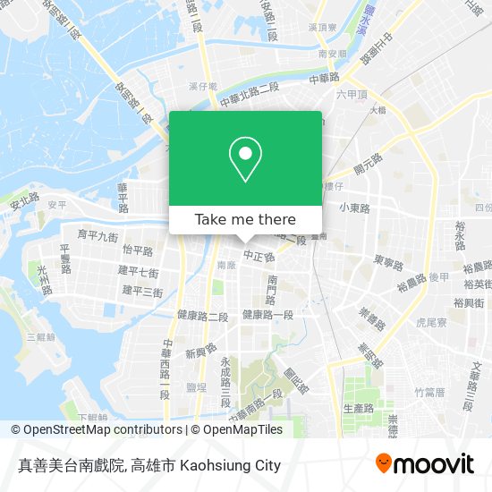 真善美台南戲院地圖