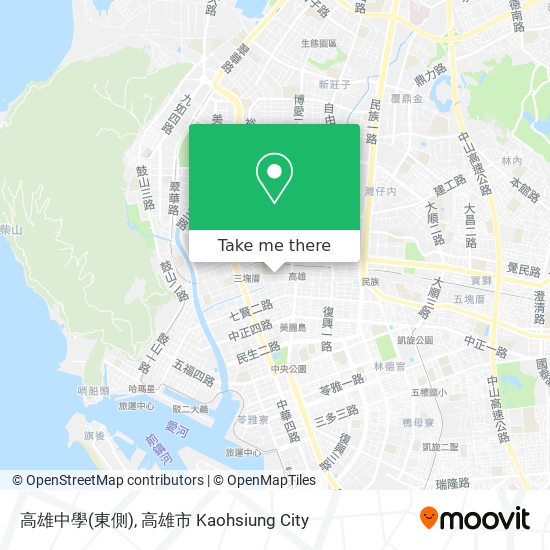 高雄中學(東側) map