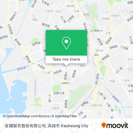 富國製衣股份有限公司地圖