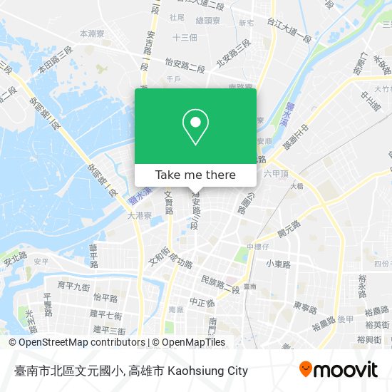 臺南市北區文元國小 map