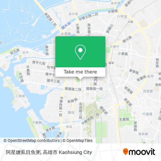 阿星嬤虱目魚粥 map