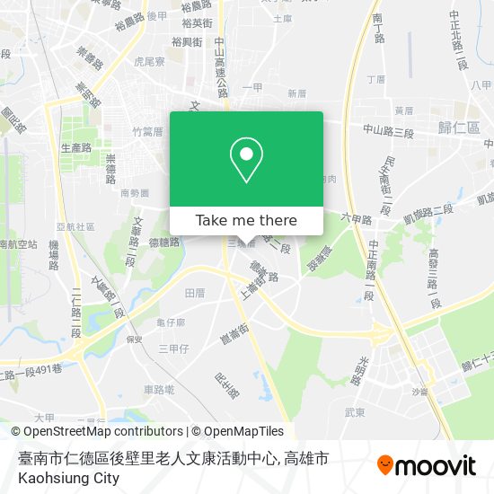臺南市仁德區後壁里老人文康活動中心 map