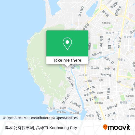 厚泰公有停車場地圖