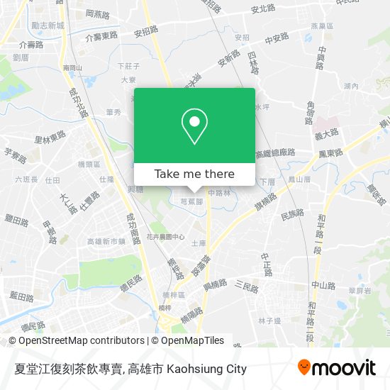 夏堂江復刻茶飲專賣 map